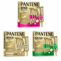 Kit 3 Ampolas Pantene Nutrição/Reconstrução/Hidratação 15ml cada