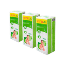 Kit 3 Unidades Algodão Quadrado Baby Sem Fragrância 300 Unidades Bellacotton