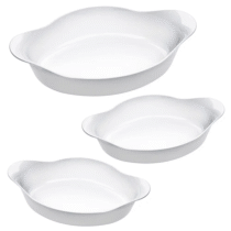 Kit 3 Unidades Assadeiras Opaline Marinex Nadir