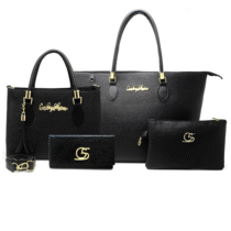 Kit 4 Bolsas Feminina Gaby Show Preta