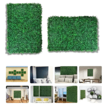 Kit 5 Placas Jardim Vertical Buchinho 60cm x 40cm Grama Artificial – Hibo