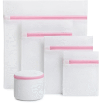 Kit 5 Sacos de Lavar Protetor Lingerie Roupa Íntima Clink