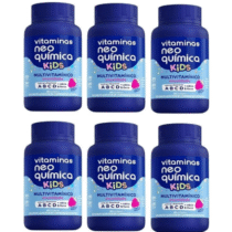Kit 6 Frascos Vitamina Kids 60 Cápsulas – Neo Química