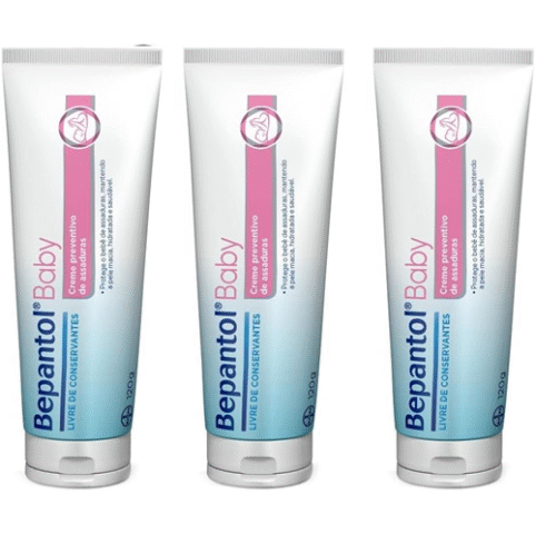 Kit Bepantol 3 Pomadas de Assadura 120g cada