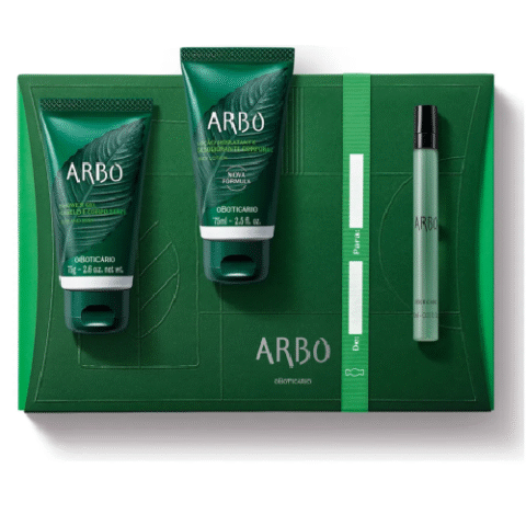 Kit Presente Arbo Masculino Boticário (3 Itens)