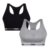 Kit Puma 2 Unidades Top Treino Fitness Algodão