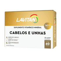 Lavitan Cabelos E Unhas Com 60 Cápsulas