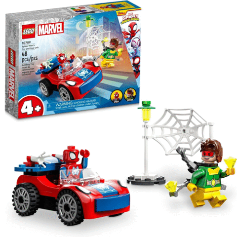 Lego Marvel O Carro do Homem-Aranha e Dr. Ock 48 Peças