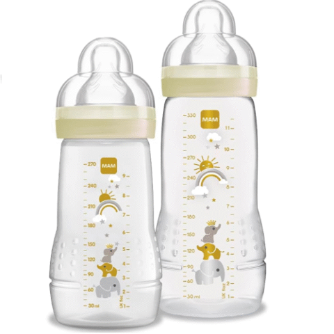 MAM Baby Kit 2 Mamadeiras Easy Active Set 270ml e 330ml