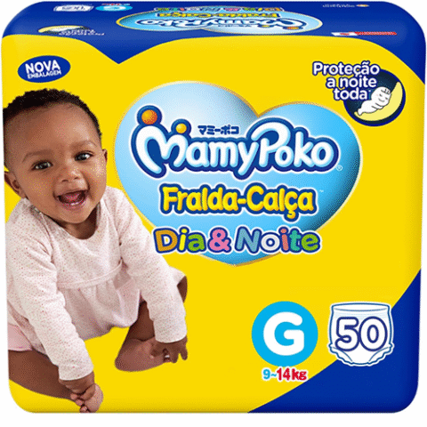 MamyPoko Fralda-Calça Dia&Noite G 50 Unidades