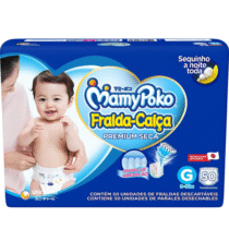 MamyPoko Fralda-Calça Premium Seca G 50 Unidades