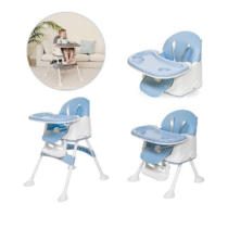 Maxi Baby Cadeira de Alimentação Portátil Bebê Honey (Azul)