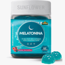 Melatonina Gummy em Goma 210mcg 60 gomas Sunflower