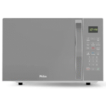 Micro-Ondas Philco 25L Limpa Fácil 1100W Prata