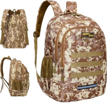Mochila Camuflada J’PRIB Tática Lona Reforçada
