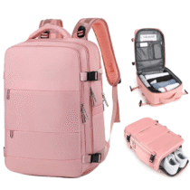 Mochila de Viagem USB Impermeável Reforçada Mochila Executiva para Notebook (3 cores)