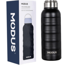 MODUS Garrafa de Água Térmica Esportiva Academia Isolada a Vácuo Aço Inox 1L