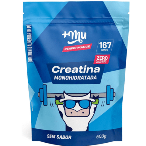 +Mu Creatina Monohidratada 100% Pura s/Sabor 500g