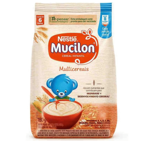 Mucilon Multicereais Cereal Infantil Sachê 180g