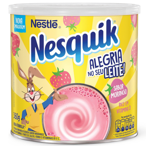 Nesquik Em Pó Morango 380g