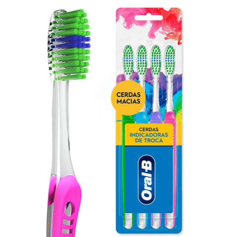 Oral-B Escova Dental Indicator Colors 4 unidades