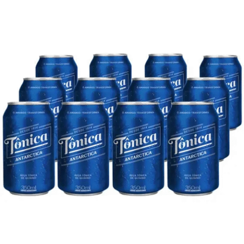 Pack 12 unidades Água Tônica Antarctica 350ml
