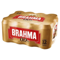 Pack 12 unidades Cerveja Brahma Zero 350ml