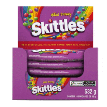 Pack 14 unidades Bala Skittles Wild Berry 38g
