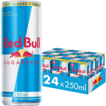 Pack de 24 Latas Energético Red Bull Energy Sem Açúcar 250ml