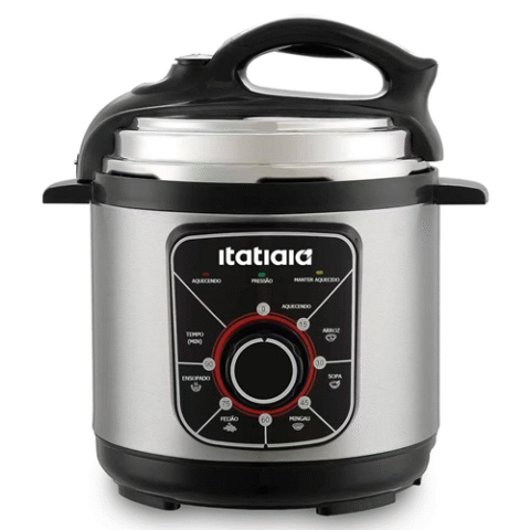 Panela de Pressão Elétrica Itatiaia Essencial 3L Inox 127V