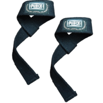 Par Punch Strap Musculação 100% Algodão Preto