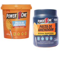 Power One Pasta de Amendoim Integral Crocante ou Tradicional 1Kg