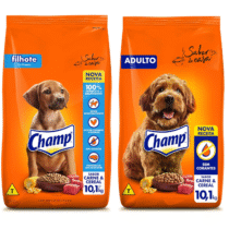 Ração Seca Champ Carne e Cereal Para Cães 10,1kg