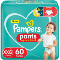 Fralda Pampers Pants Ajuste Total XXG 60 unidades