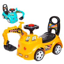 Escavadeira de Brinquedo Gigante Trator Retroescavadeira