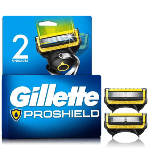 Gillette Carga Para Aparelho De Barbear Fusion Proshield 2 Unidades