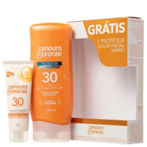 Cenoura e Bronze Kit Protetor Solar Corpo FPS 30 200ml + Facial FPS 30 50g