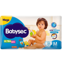 Babysec Fralda Ultrasec Galinha Pintadinha Azul M 38 Unidades