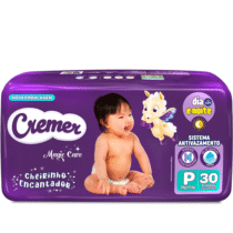 Fralda Cremer Jumbo P 30 Unidades