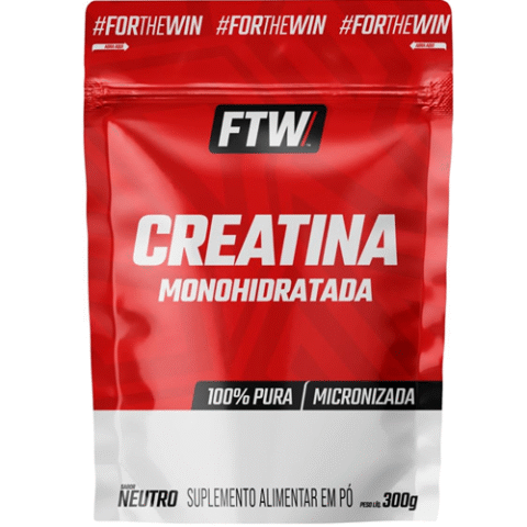 Creatina Monohidratada 100% Pura Refil 300g – FTW