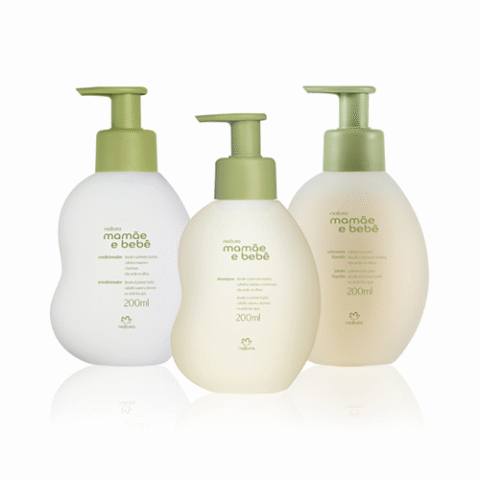 Kit Mamãe e Bebê Shampoo, Condicionador e Sabonete Líquido (3 produtos)