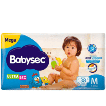 Babysec Fralda Ultrasec Galinha Pintadinha Azul M 38 Unidades