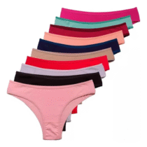 Kit 10 Calcinhas Fio Duplo Premium Fio Dental Levanta Bumbum