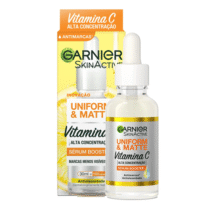 Sérum Facial Vitamina C Uniform & Matte Garnier 30ml