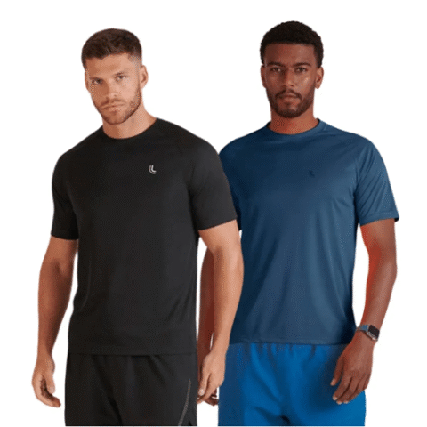 Kit 2 Camisetas Básica Lupo Masculina Fitness Dry Sport