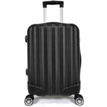 Mala de Bordo ABS 4 Rodas Adventure Fortt Preto
