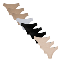 Kit 10 Calcinhas Biquíni Feminina Microfibra Delrio