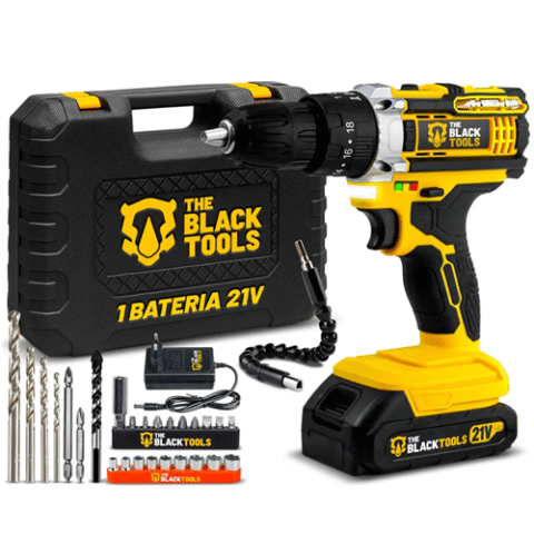 Parafusadeira E Furadeira Impacto The Black Tools