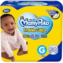 MamyPoko Fralda-Calça Dia&Noite G 50 Unidades