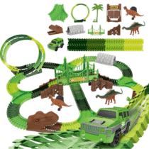 Pista Carrinho Dinossauro Looping Radical Luz Som 217 Peças